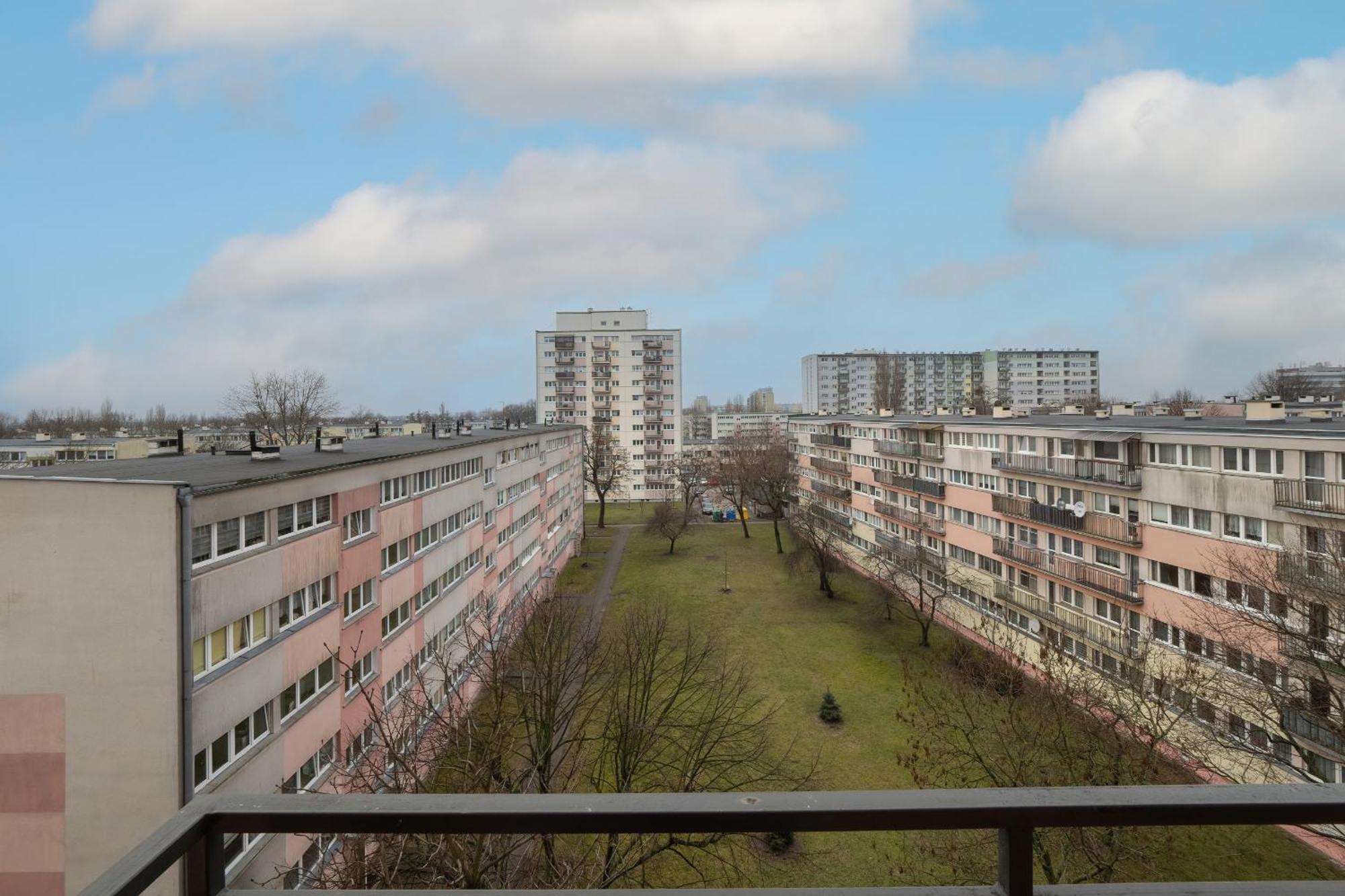 Blue Z Balkonem By Renters Apartment *